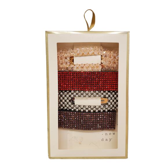 Jewel Hair Clips A New Day Hair Accessories Christmas Hair Clips - Picture 1 of 6